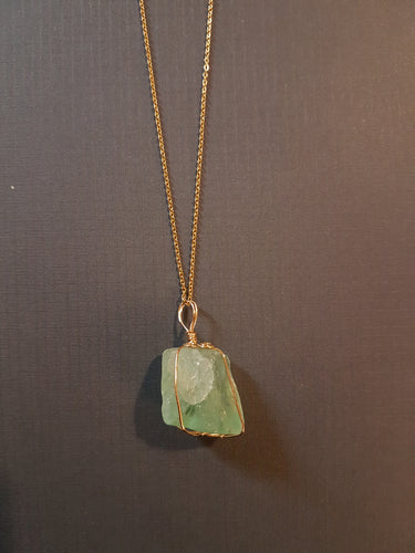 Druzy Agate Pendant Necklace