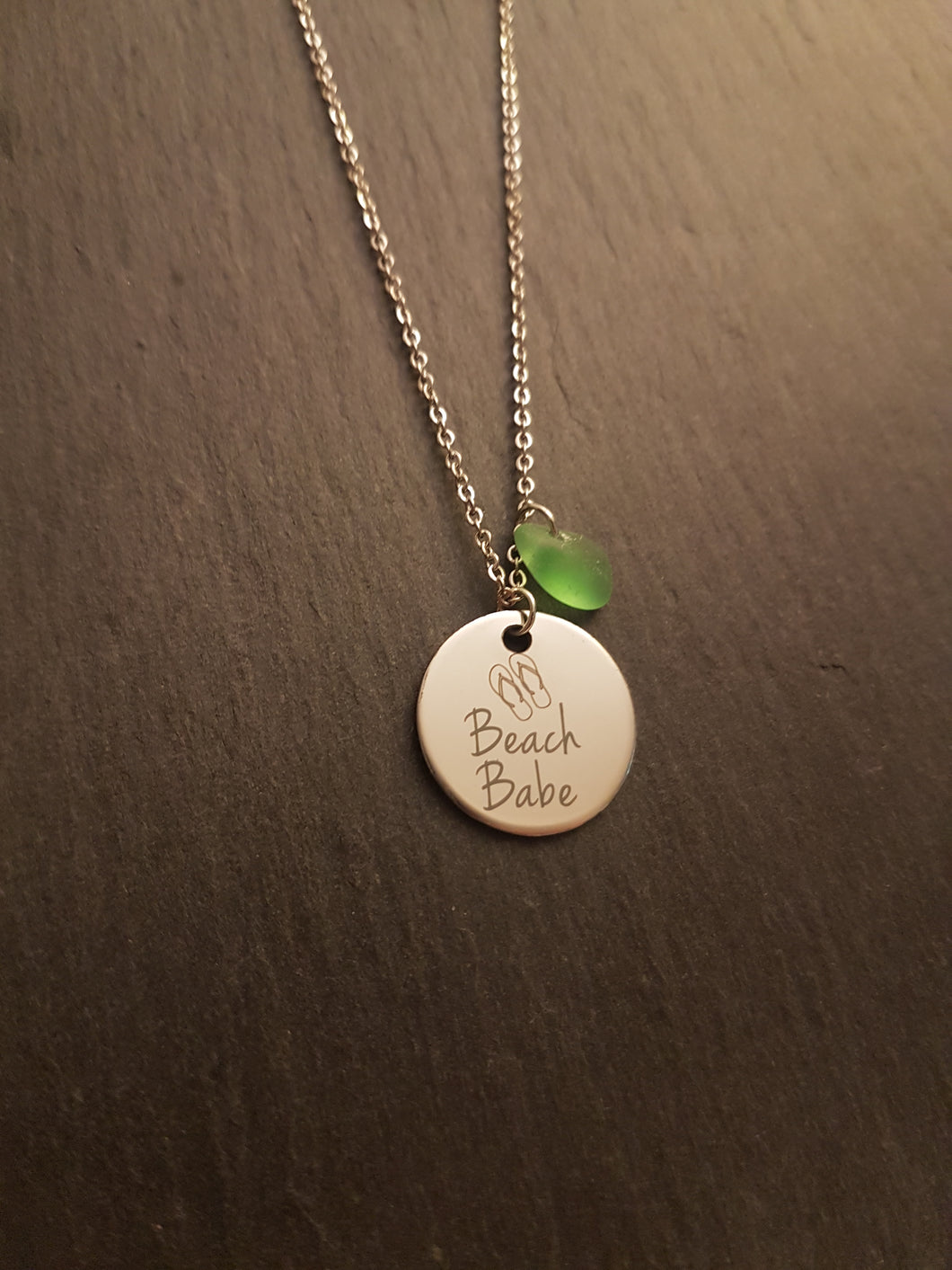 Beach Babe Sea Glass Necklace