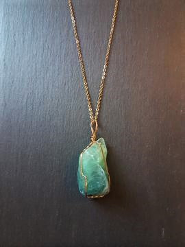 Druzy Agate Pendant Necklace