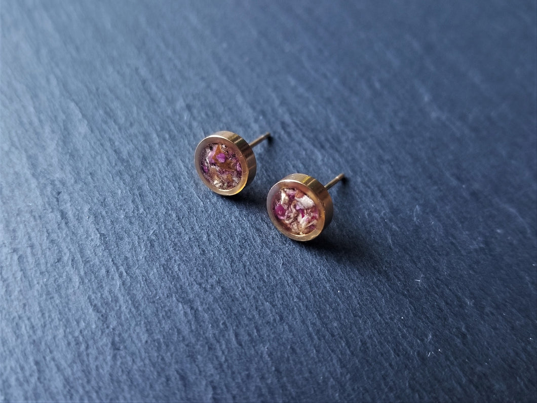 Flower Confetti Stud Earrings