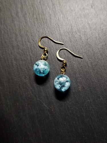 Blue Sky Earrings - Gold