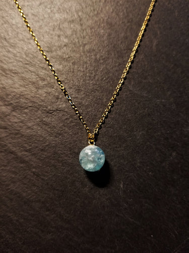 Blue Sky Necklace - Gold