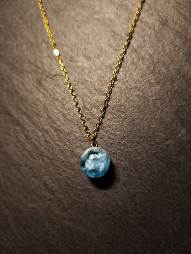 Blue Sky Necklace - Gold