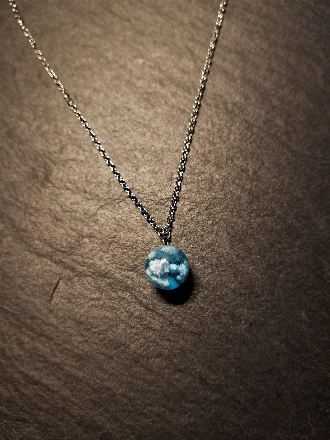 Blue Sky Necklace - Silver