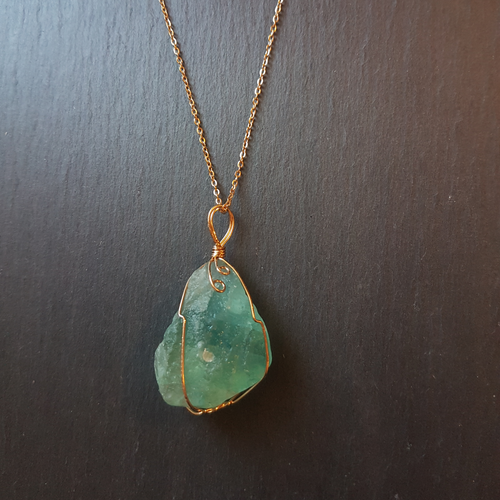 Druzy Agate Pendant Necklace